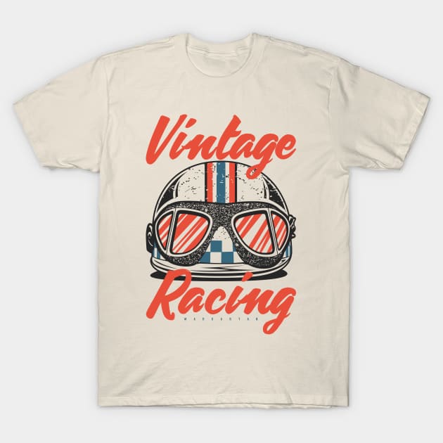 Racing Helmet T-Shirt by Markaryan